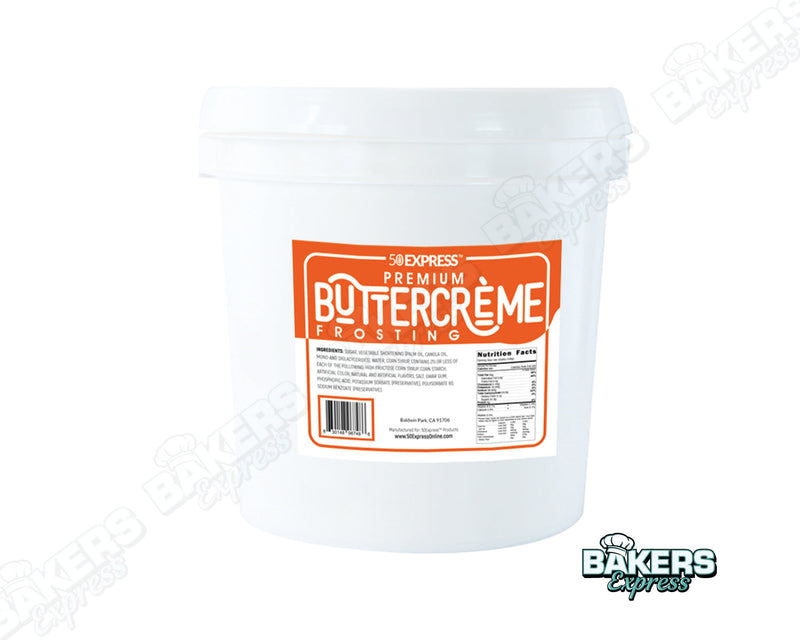 50Express Premium White Vanilla Buttercrème