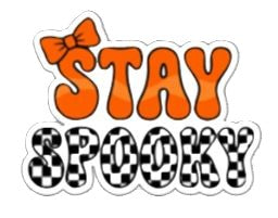 EDIBLE PRE-CUT STAY SPOOKY CHECKERS 12 CT