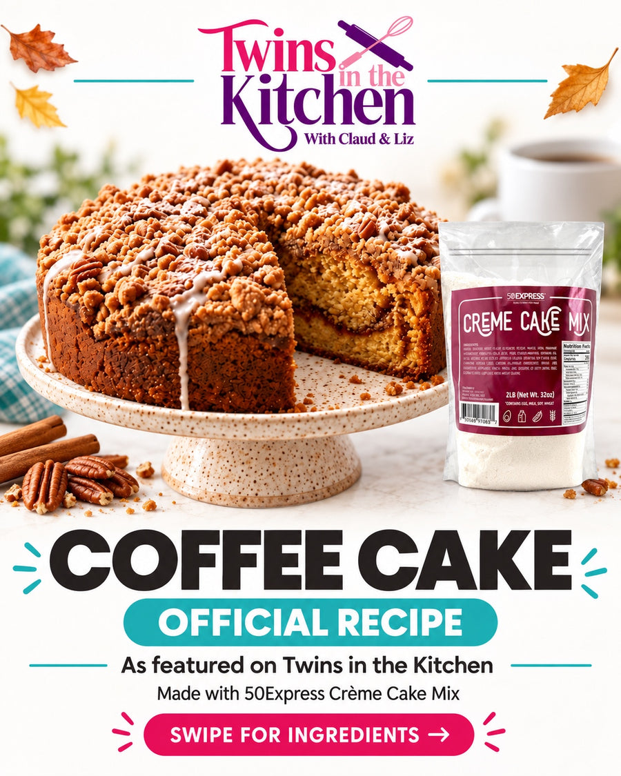 Pecan streusel coffee cake