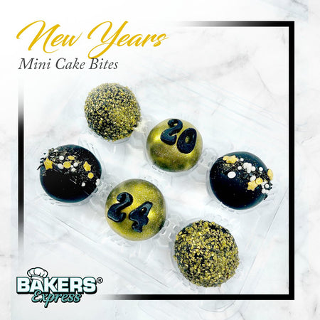 New Year Mini Cake Bites
