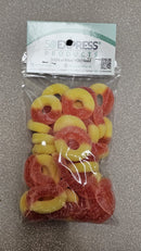 CANDY PEACH RINGS 8OZ
