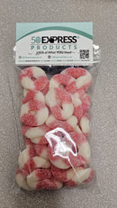 CANDY SOUR STRAWBERRY RINGS 8OZ