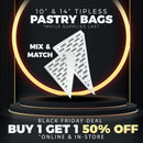 Tipless/Seamless Pastry Bag 14"