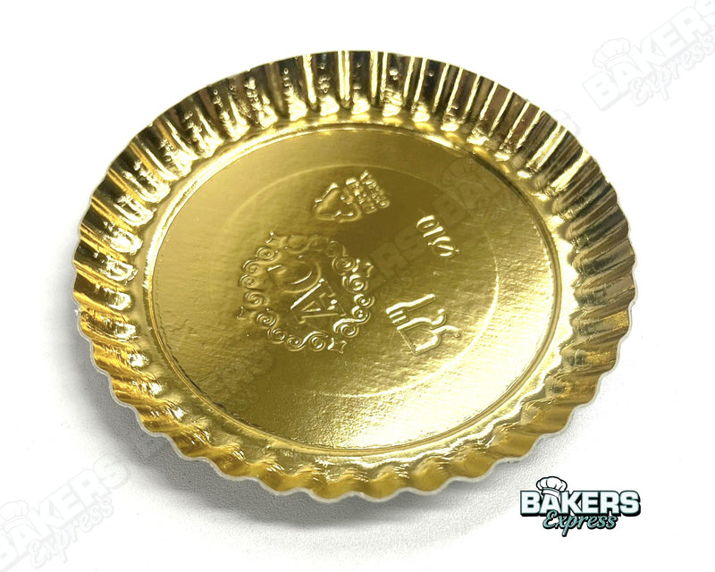 Gold Tray Round 4 1/8" (10CM)