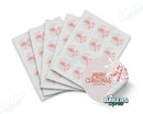 Merry Christmas Candy Cane Themed Round Digital 2" Colored Stickers (5 Sheets)