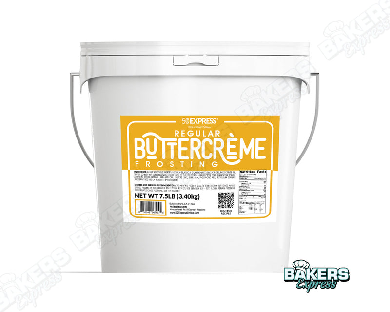 Regular White Buttercrme 50Express Bakers Express Regular White Buttercrme 50Express Bakers Express