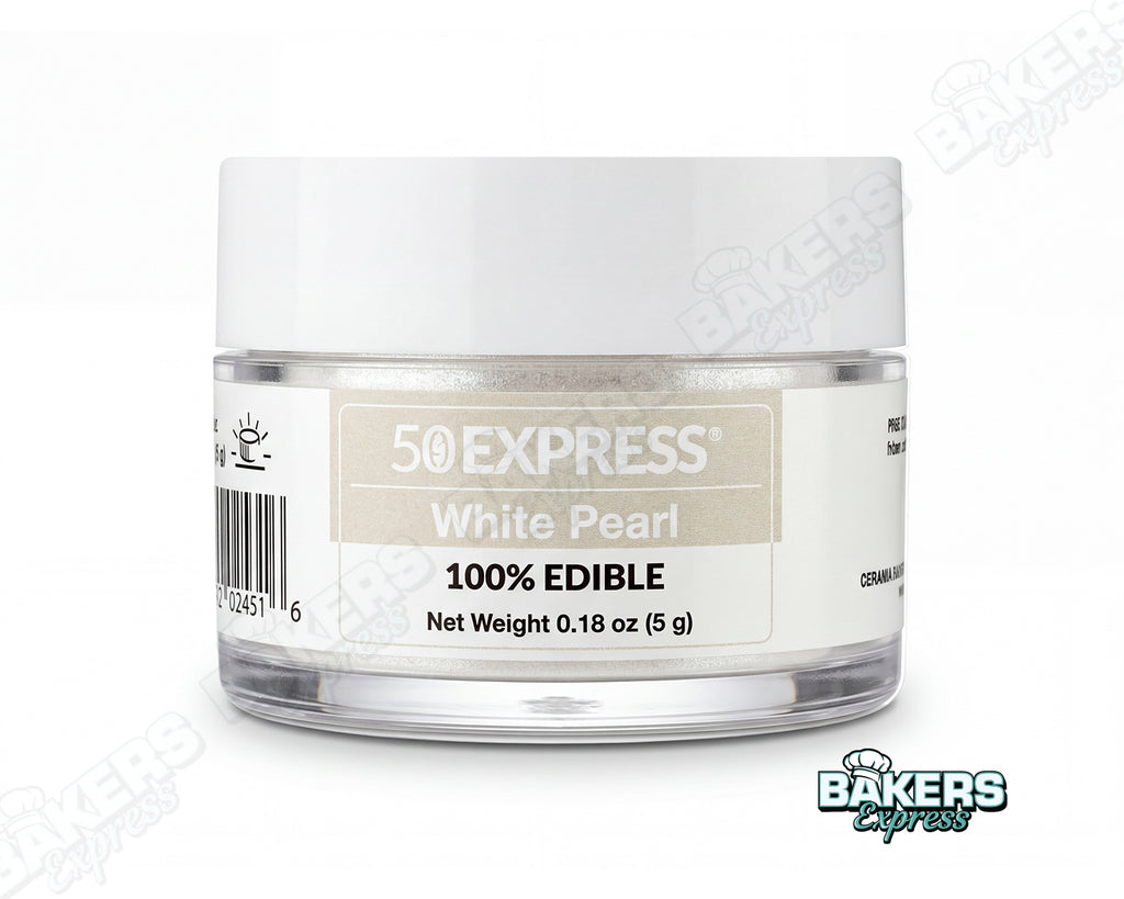 White Luster 5G White Pearl Luster Dust – Bakers Express