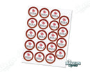 1/4 Pre-Printed Frosting School Logo/Sugar Sheets (1 Sheets)