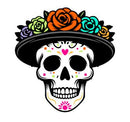 EDIBLE PRE-CUT DIA DE LOS MUERTOS 12 CT