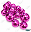 PINK DISCO BALLS 12CT