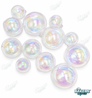 HOLOGRAM CLEAR BUBBLES 12CT