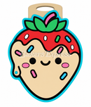 NFC COVER CHOCOLATE STRAWBERRY KEYCHAIN