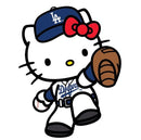 EDIBLE PRE-CUT DODGER BLUE KITTY 12CT