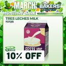 Festejos Tres Leches Dessert Mix 8lb Gallon