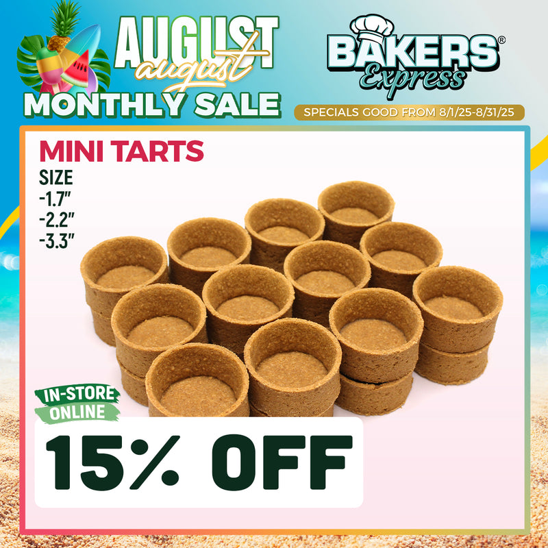 Shortbread Tart Shell 3.3 inch 12CT x 3 Sleeves