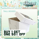 White Tall Box-12x12x12