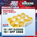 Shortbread Tart Shell 3.3 inch 12CT x 3 Sleeves