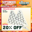 Tipless/Seamless Pastry Bag 10"
