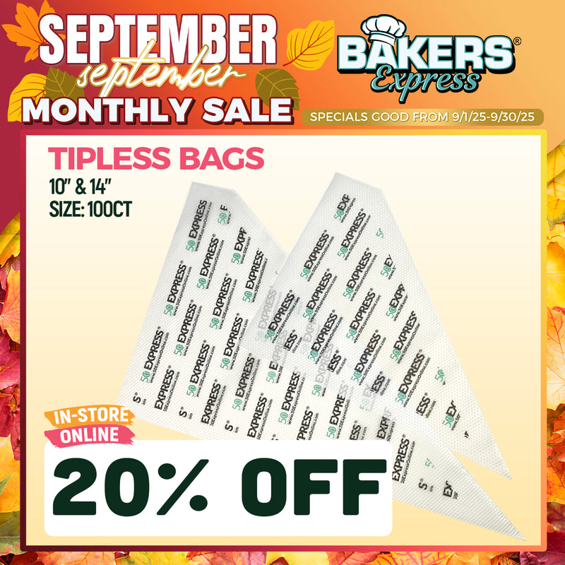 Tipless/Seamless Pastry Bag 10"