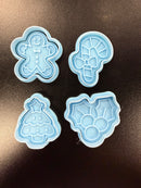 STAMP & CUT CHRISTMAS SET 4PC