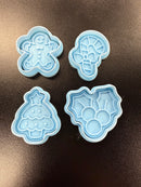 STAMP & CUT CHRISTMAS SET 4PC