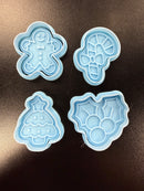 STAMP & CUT CHRISTMAS SET 4PC