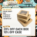 Kraft Treat Boxes with Window