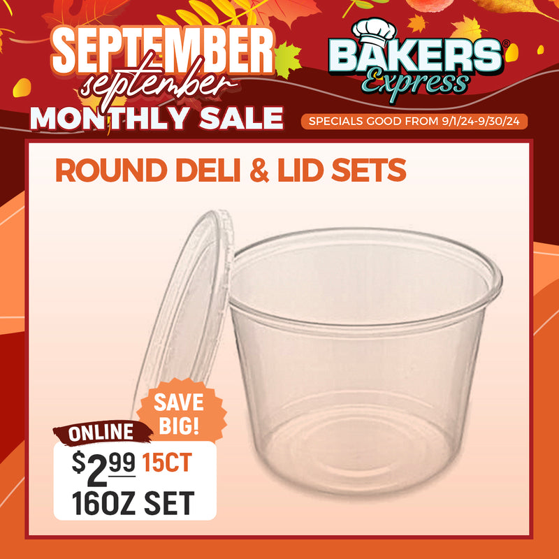 15ct Deli Container and Lid 16oz