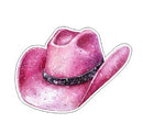 EDIBLE PRE-CUT PINK DISCO COWGIRL 12CT