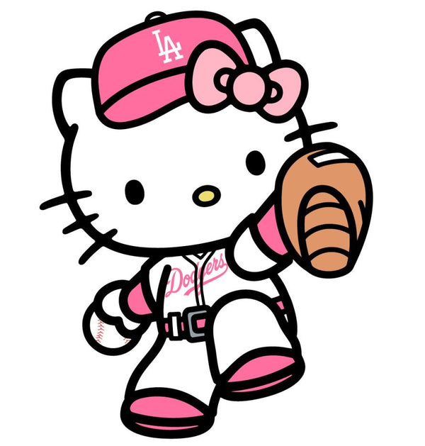 EDIBLE PRE-CUT DODGER PINK KITTY 12CT