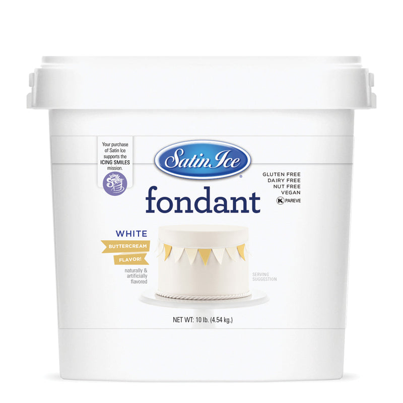 Satin Ice Fondant White 10LB