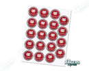 1/4 Pre-Printed Frosting School Logo/Sugar Sheets (1 Sheets)