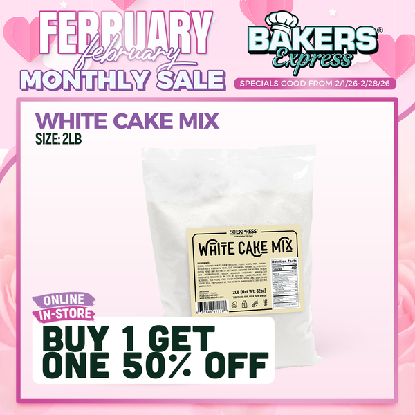 50Express White Cake Mix – Bakers Express