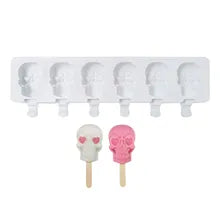 Skull Cakesicle 6 Cavity Mold