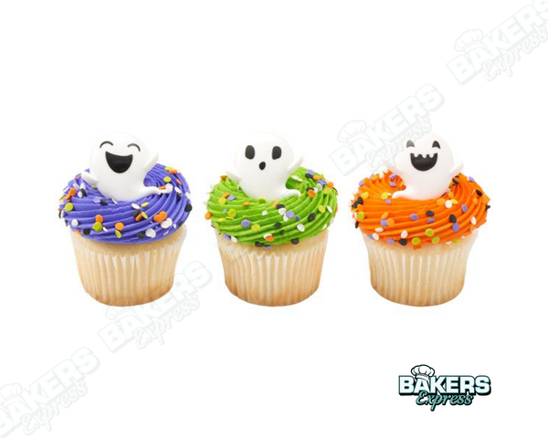 Ghosts Cupcake Rings